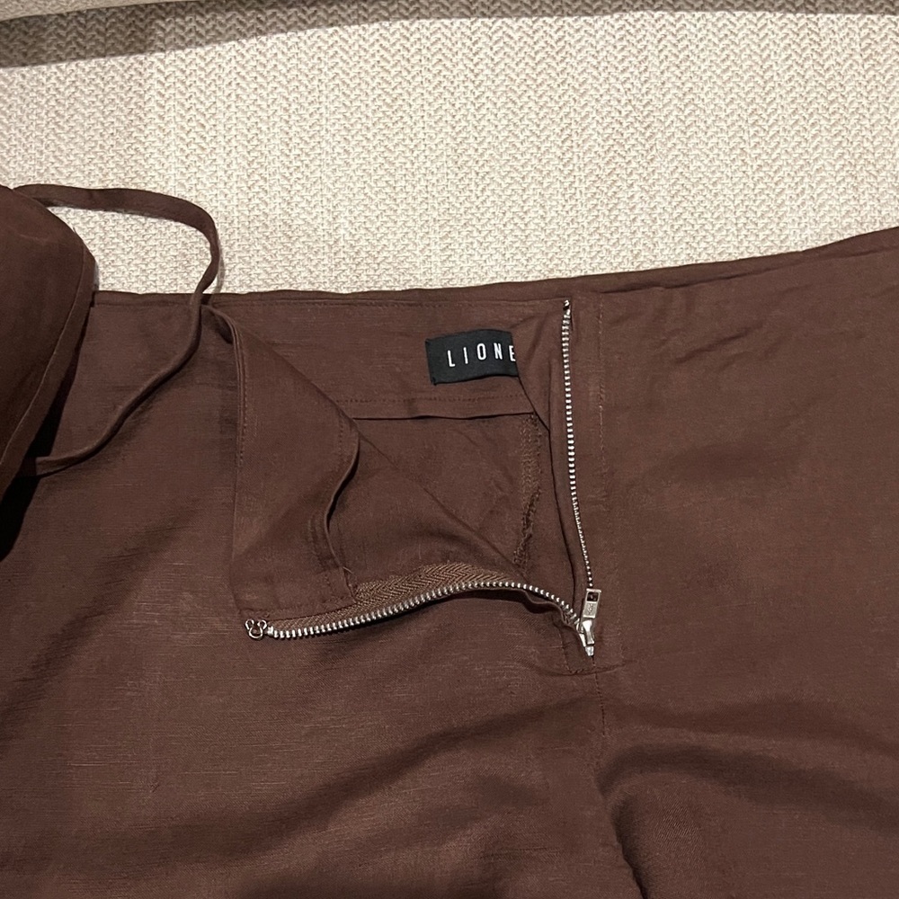 Lioness Woman’s Brown Country Side skort size Large - Picture 7 of 11